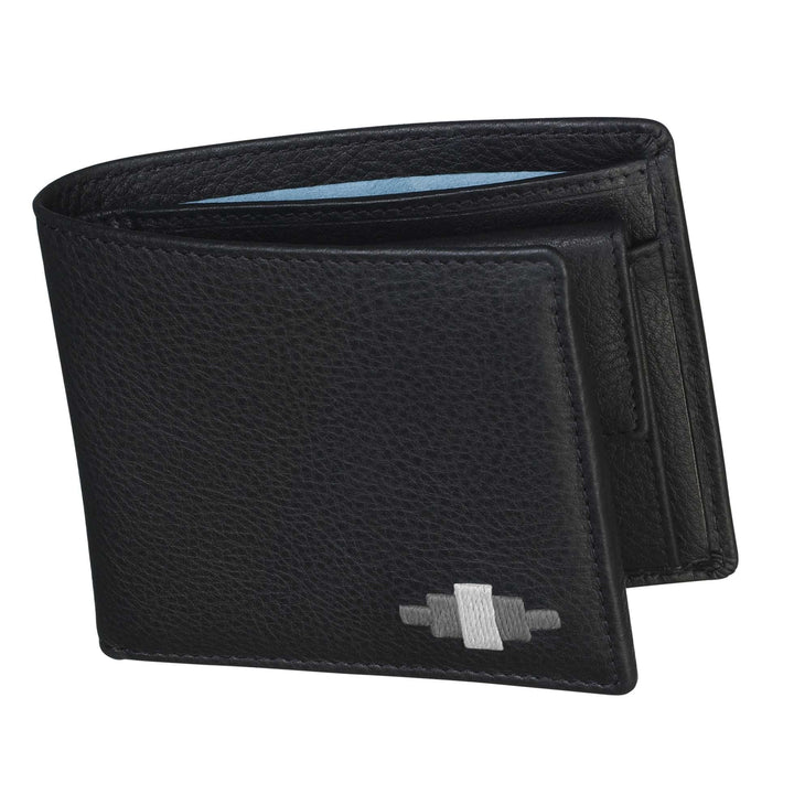 Moneda Coin Wallet - Black Leather