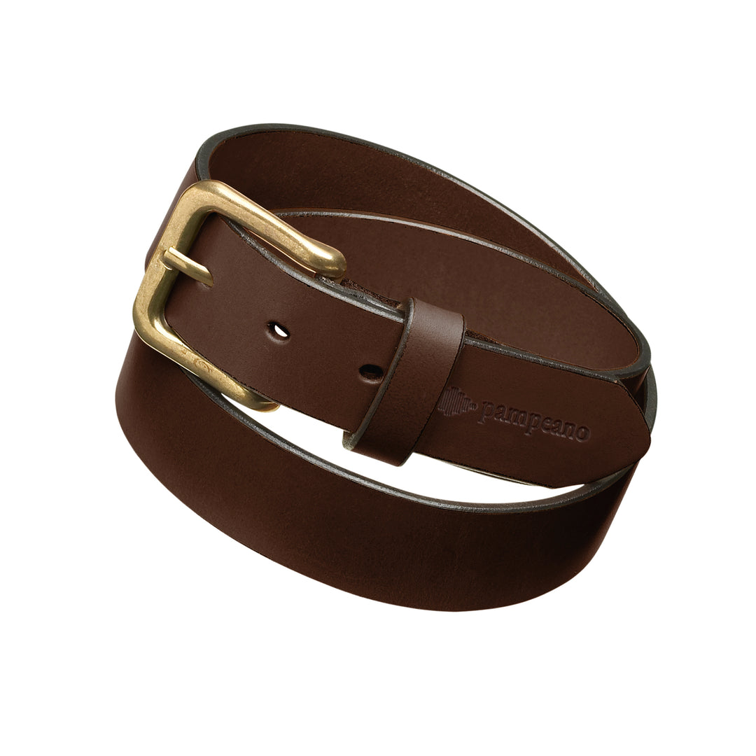 Brown Leather pampeano Belt - Papa