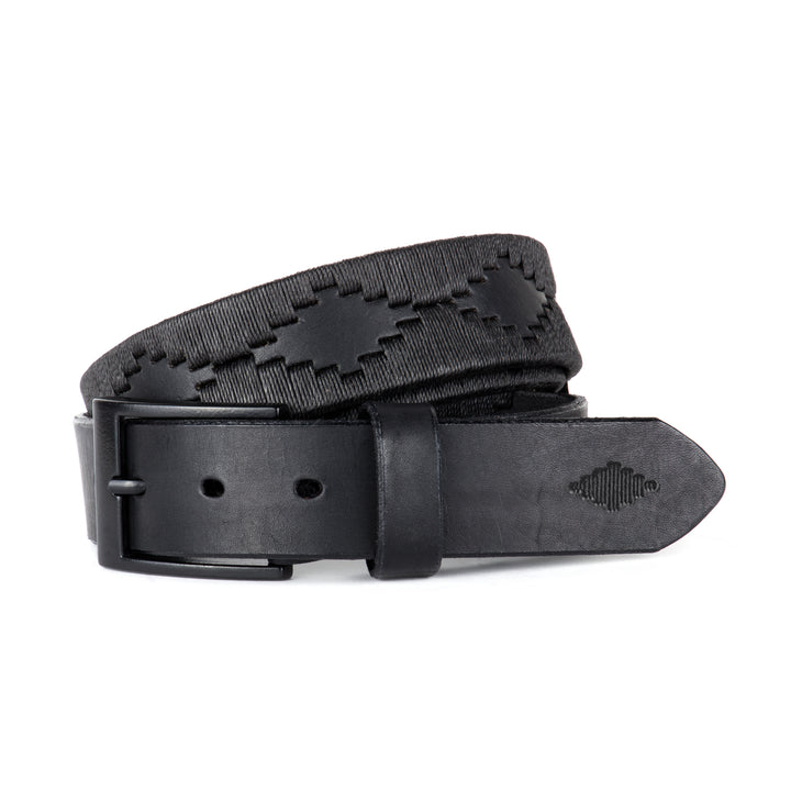 Bordado pampeano Belt - Black