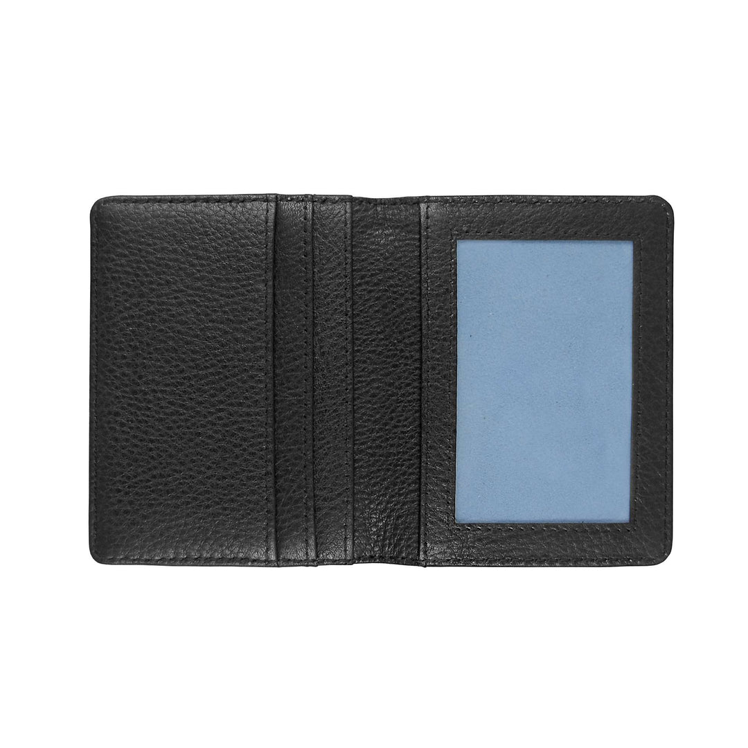 Pase Travel Card Holder - Black Leather