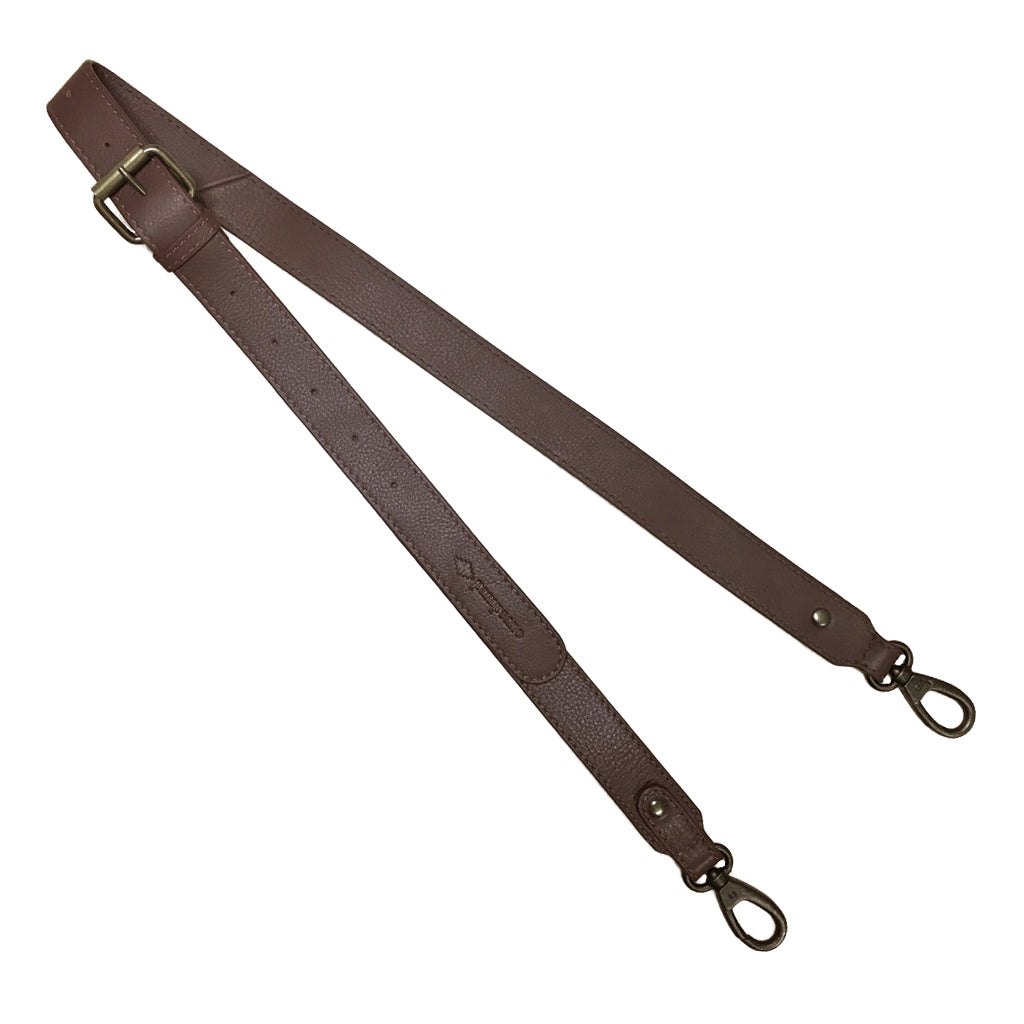 Brown Leather Skinny Strap