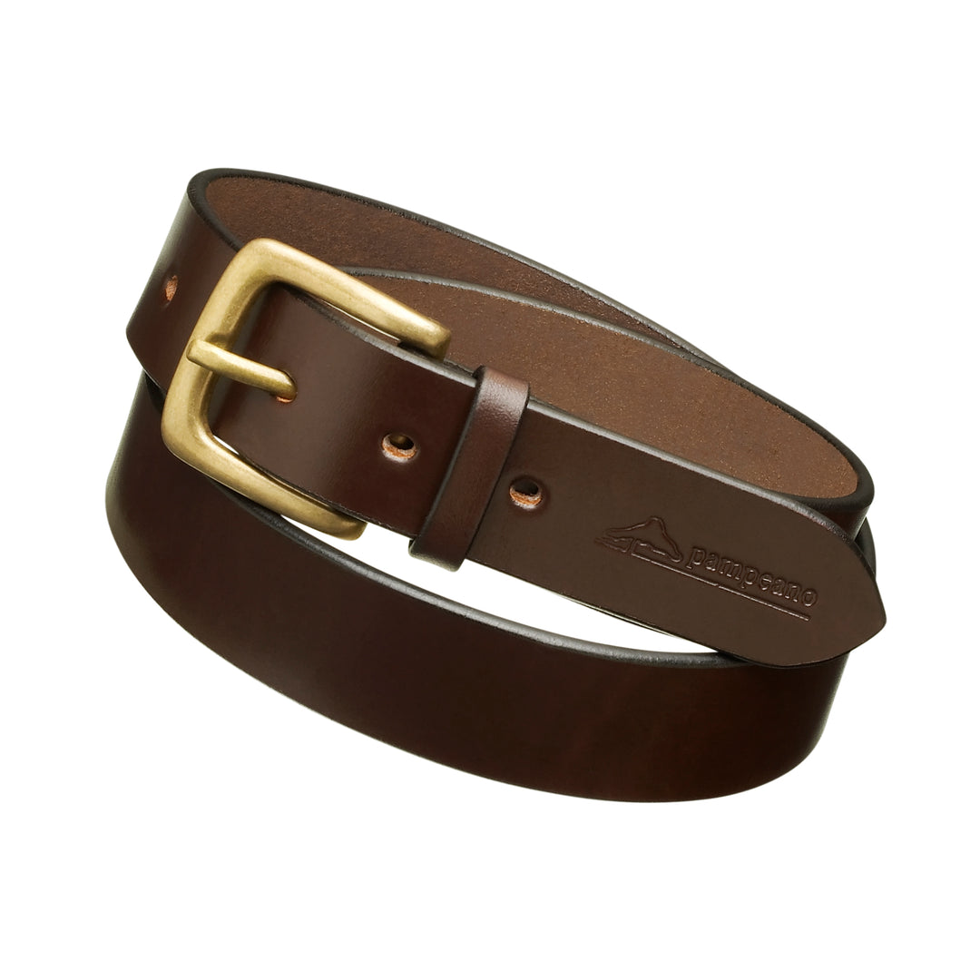 Brown Leather pampeano Belt - Papa