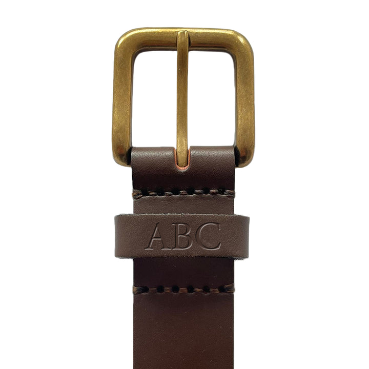 Children's pampeano Belt - Confianza Brown Suede