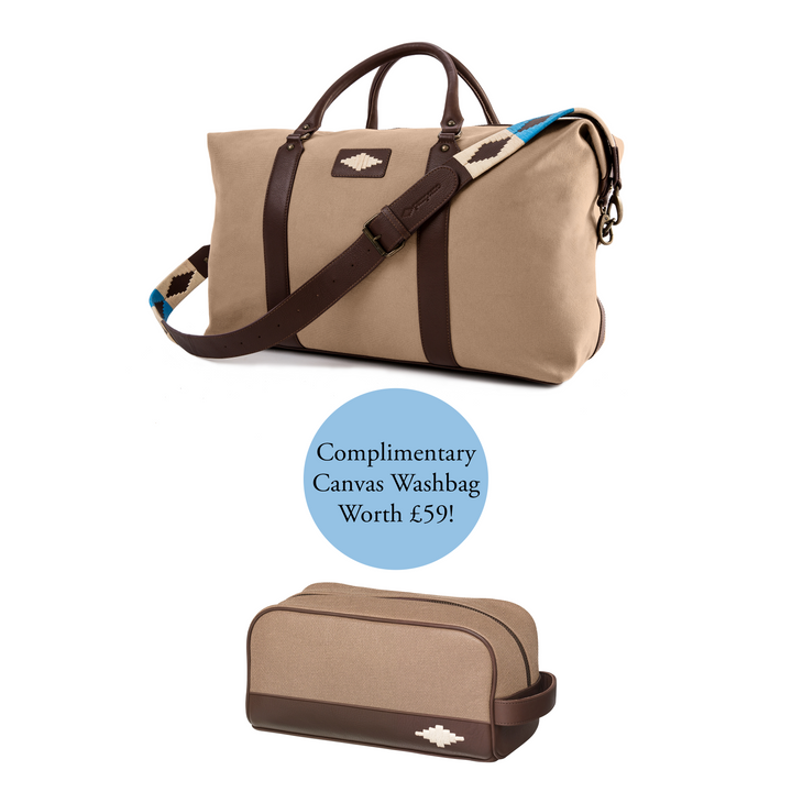 Choice of any Caballero Large Travel Bag with a Complimentary Canvas Washbag