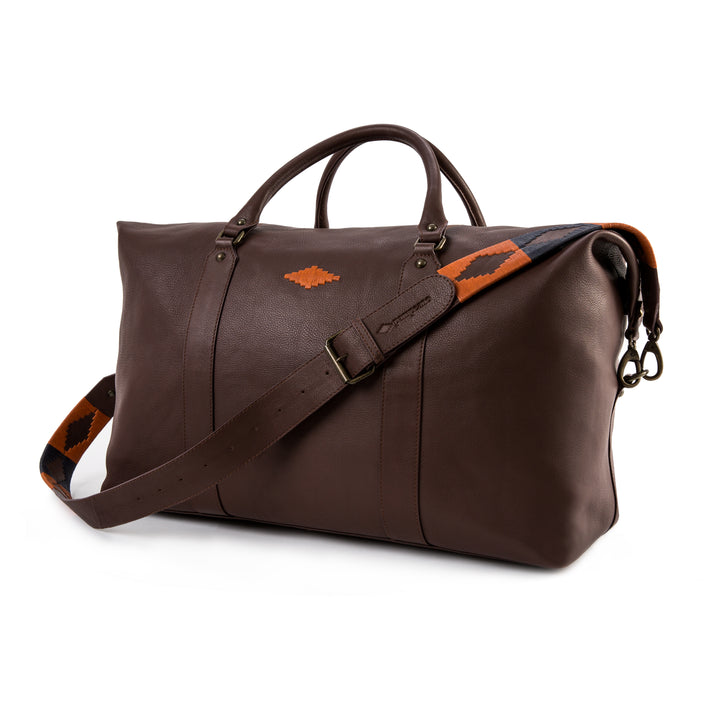 Caballero Large Travel Bag - Brown Leather