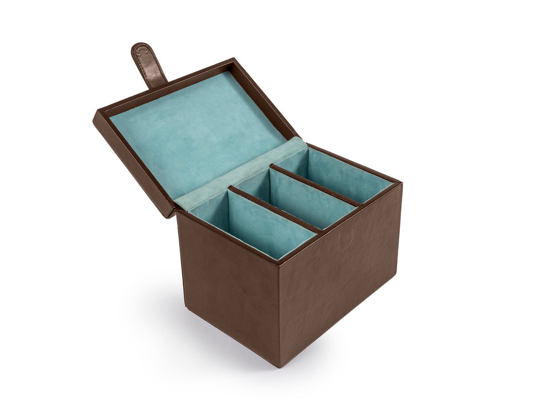 pampeano Three Belt Box -  Brown Leather