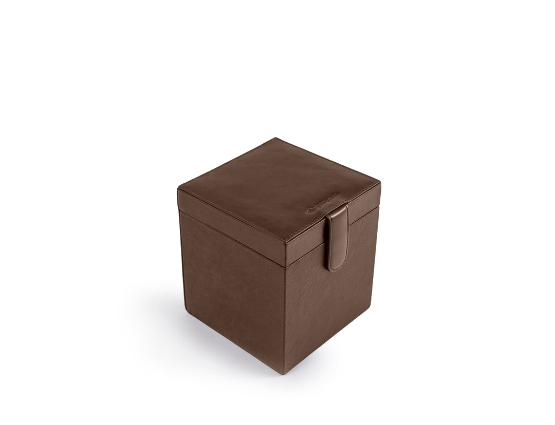 pampeano two belt box -  brown leather