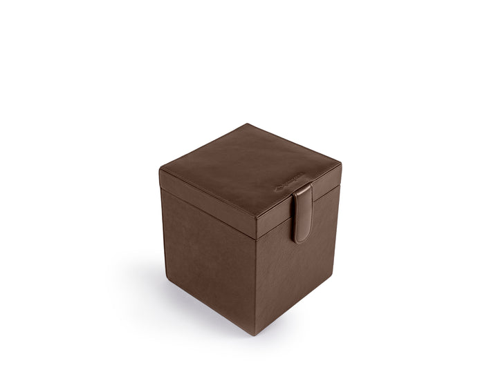 pampeano two belt box -  brown leather