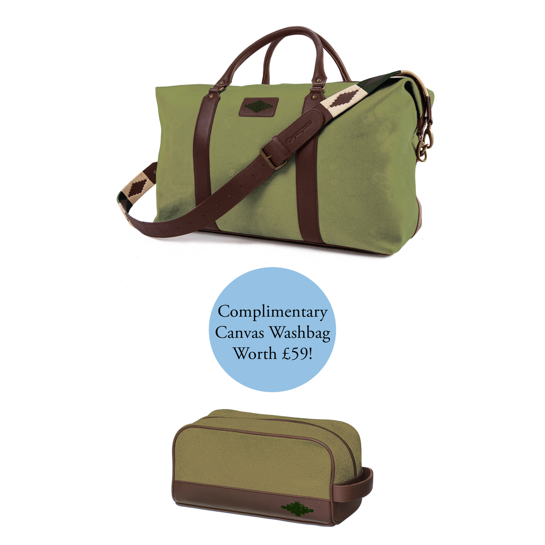 Choice of any Caballero Large Travel Bag with a Complimentary Canvas Washbag