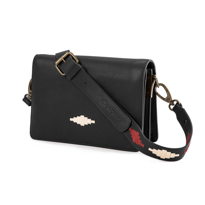 Estilo Crossbody Bag - Black Leather