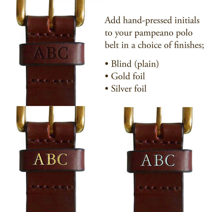 Bordado pampeano Belt - Brown