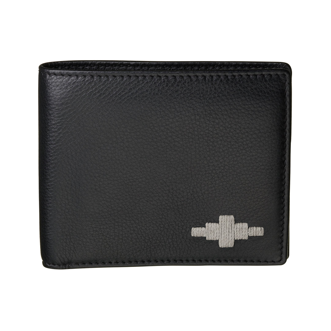 Moneda Coin Wallet - Black Leather