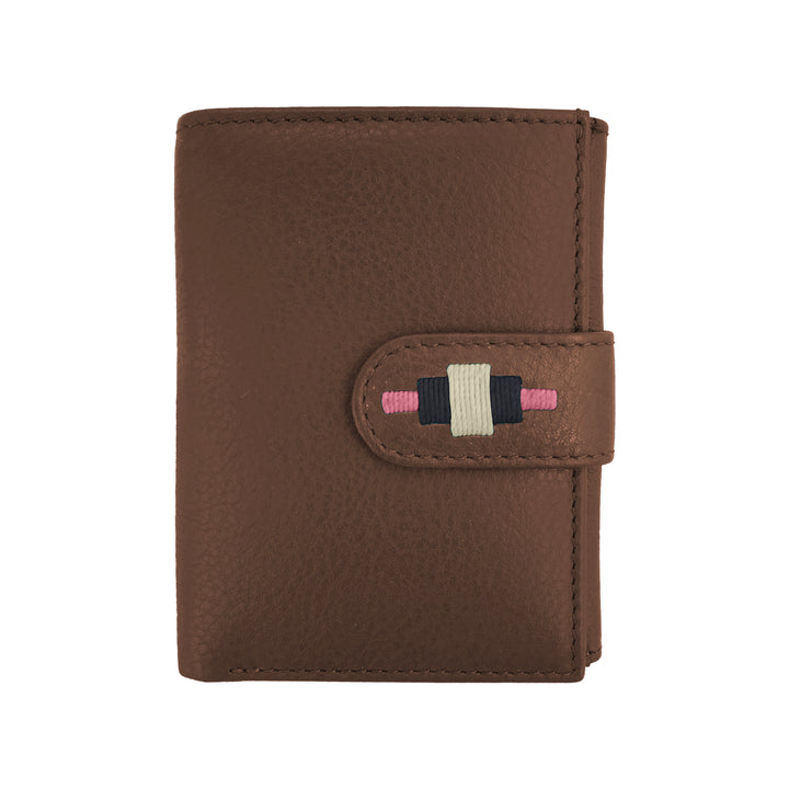 Bifold-Geldbörse „Exito“ – braunes Leder