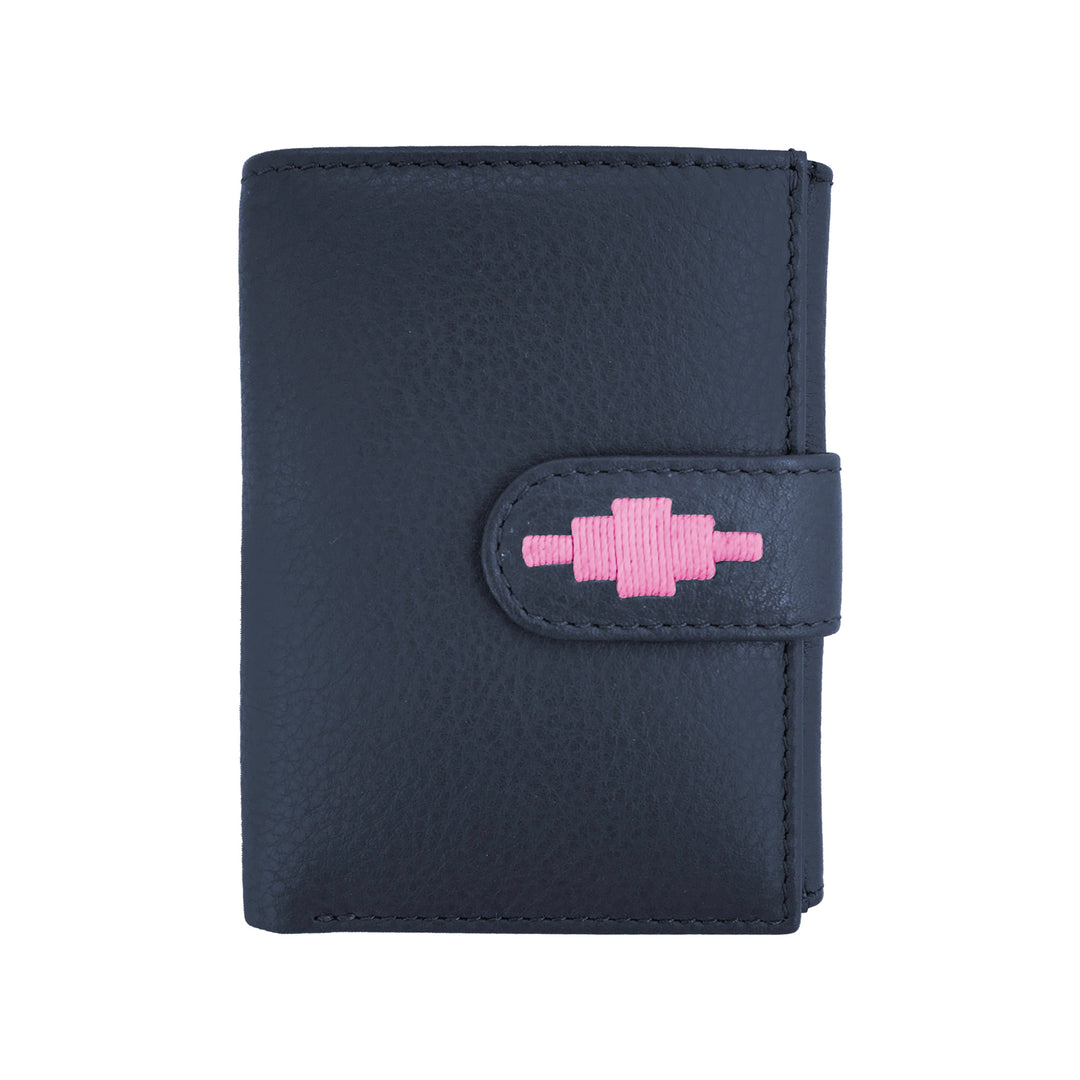 'Exito' Bifold Purse - Navy Leather