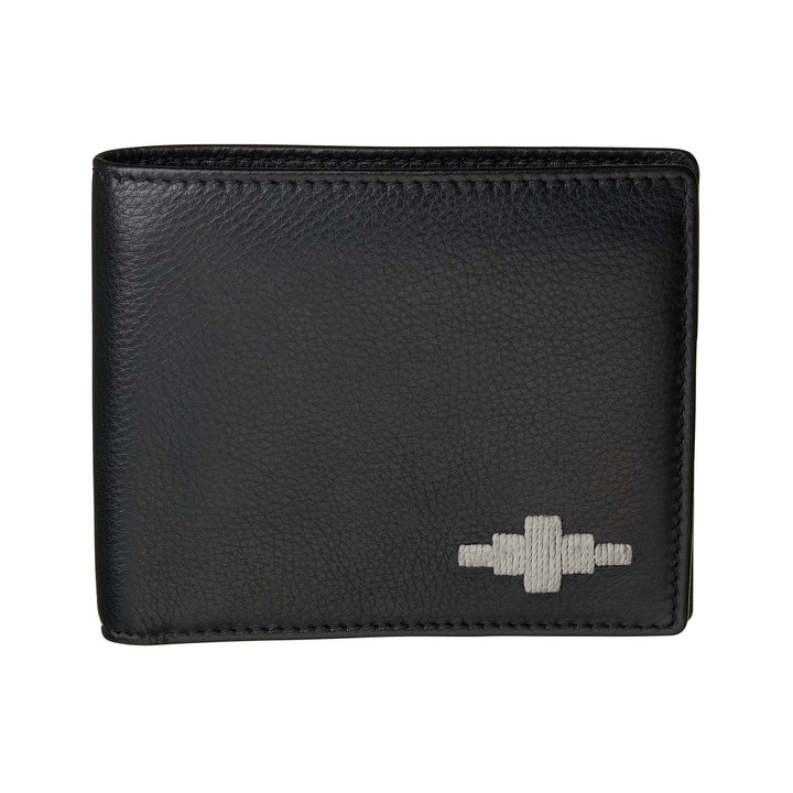 'Moneda' Coin Wallet - Black Leather