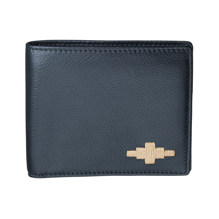 'Moneda' Coin Wallet - Navy Leather