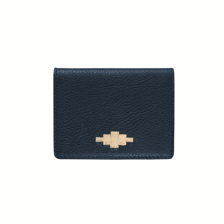 'Pase' Travel Card Holder - Navy Leather