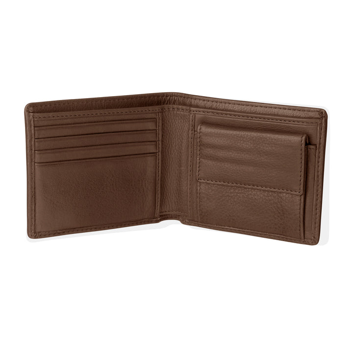 Moneda Coin Wallet - Brown Leather