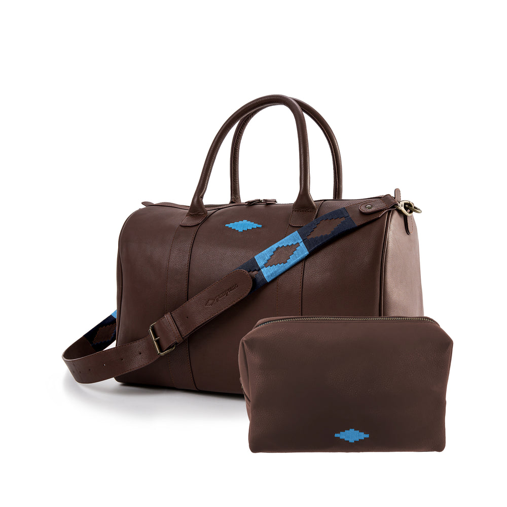 Choice of any Leather Washbag and Leather ‘Varon’ or ‘Escapada’ Travel Bag - Gift Package - pampeano UK