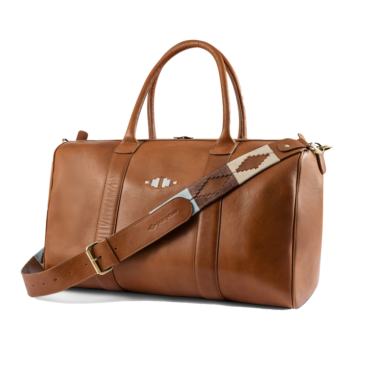 Varon Small Travel Bag - Tan Leather