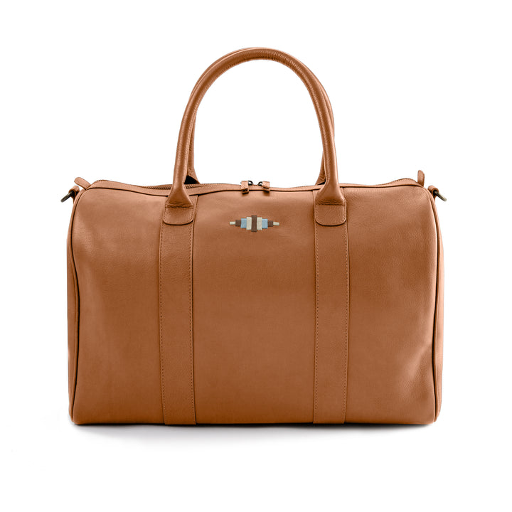 Varon Small Travel Bag - Tan Leather