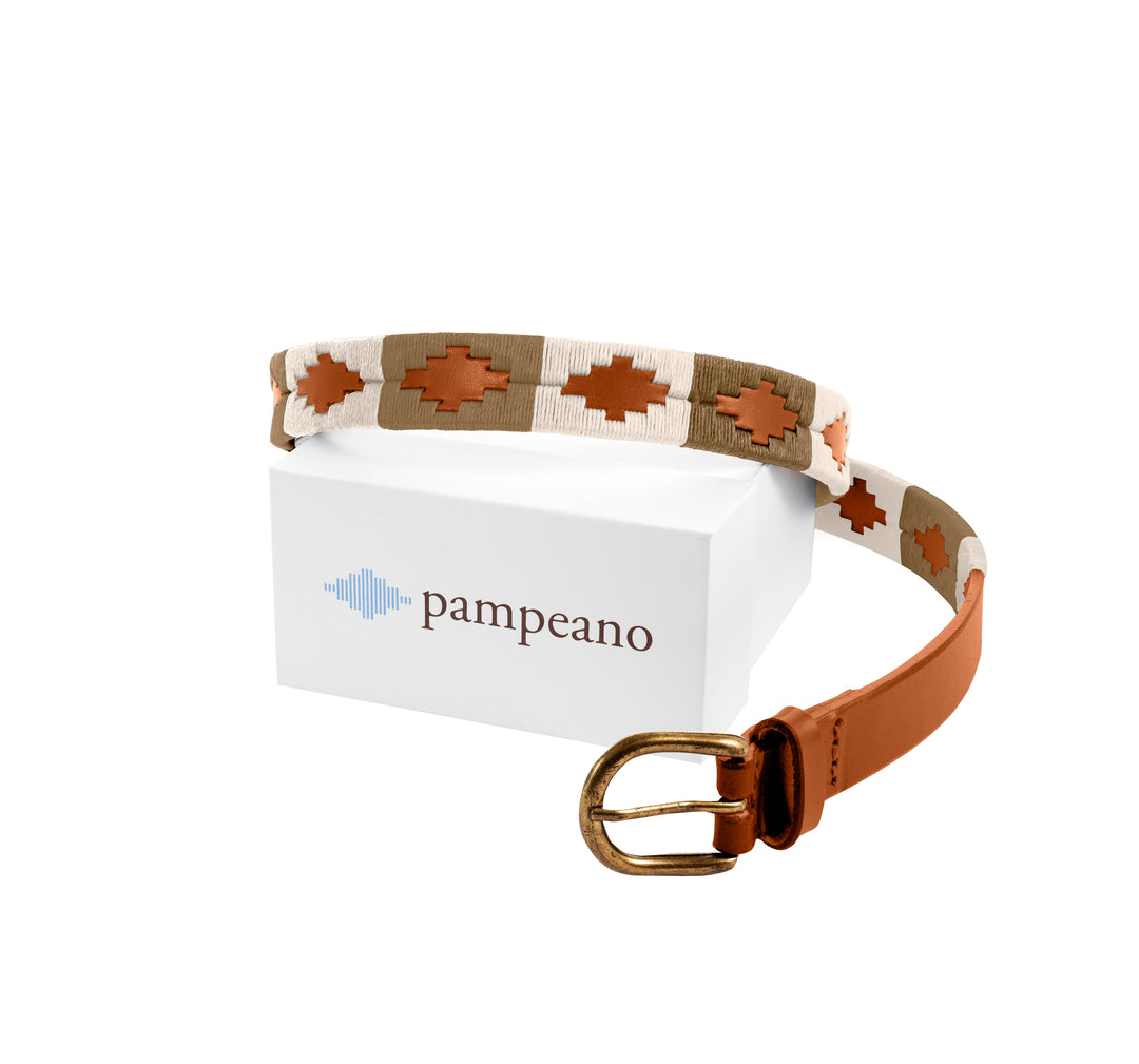 Skinny pampeano Belt - Bronceada