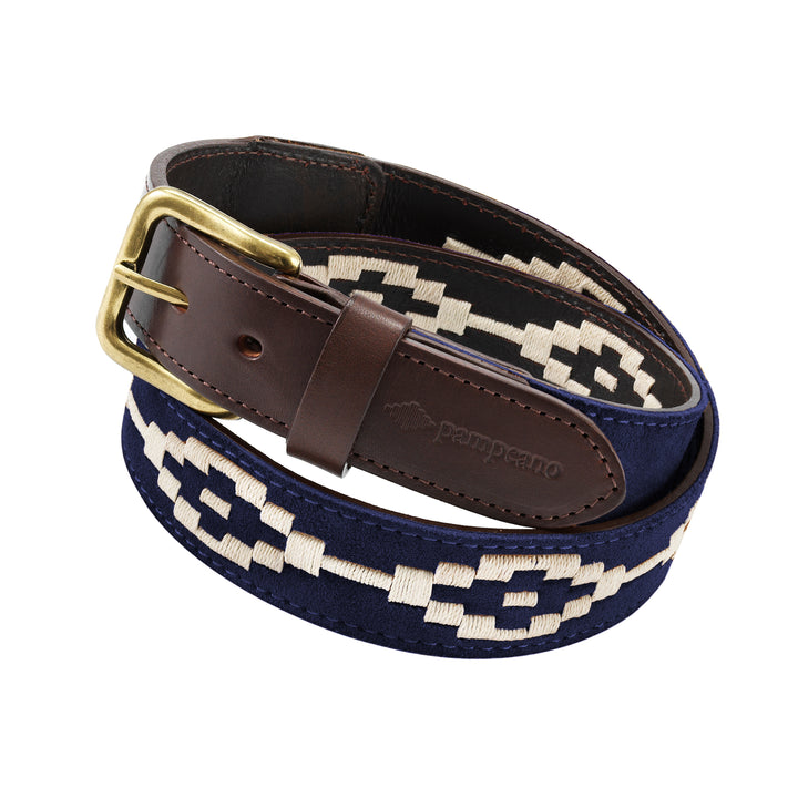 Children's pampeano Belt - Confianza Navy Suede