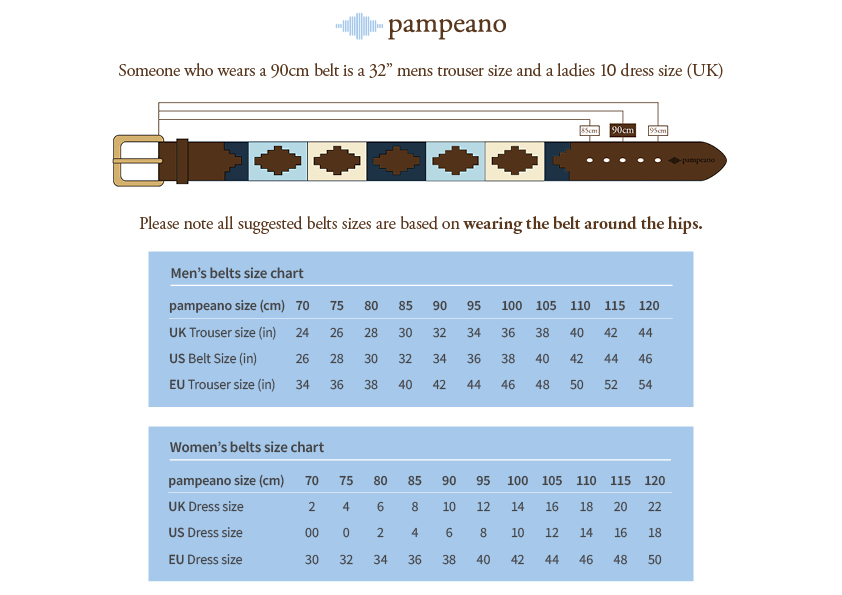 Pampeano-Pologürtel „Confianza“ – Marineblaues Wildleder