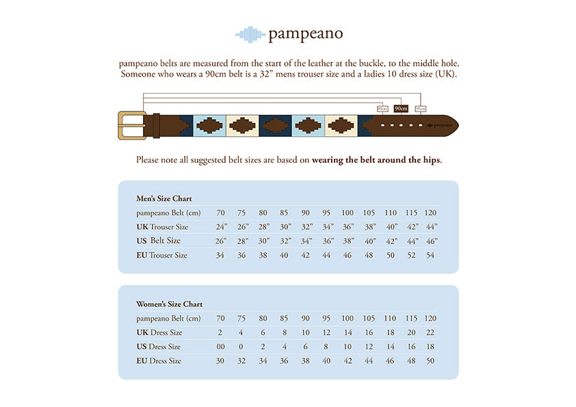 Skinny pampeano Belt - Oscura