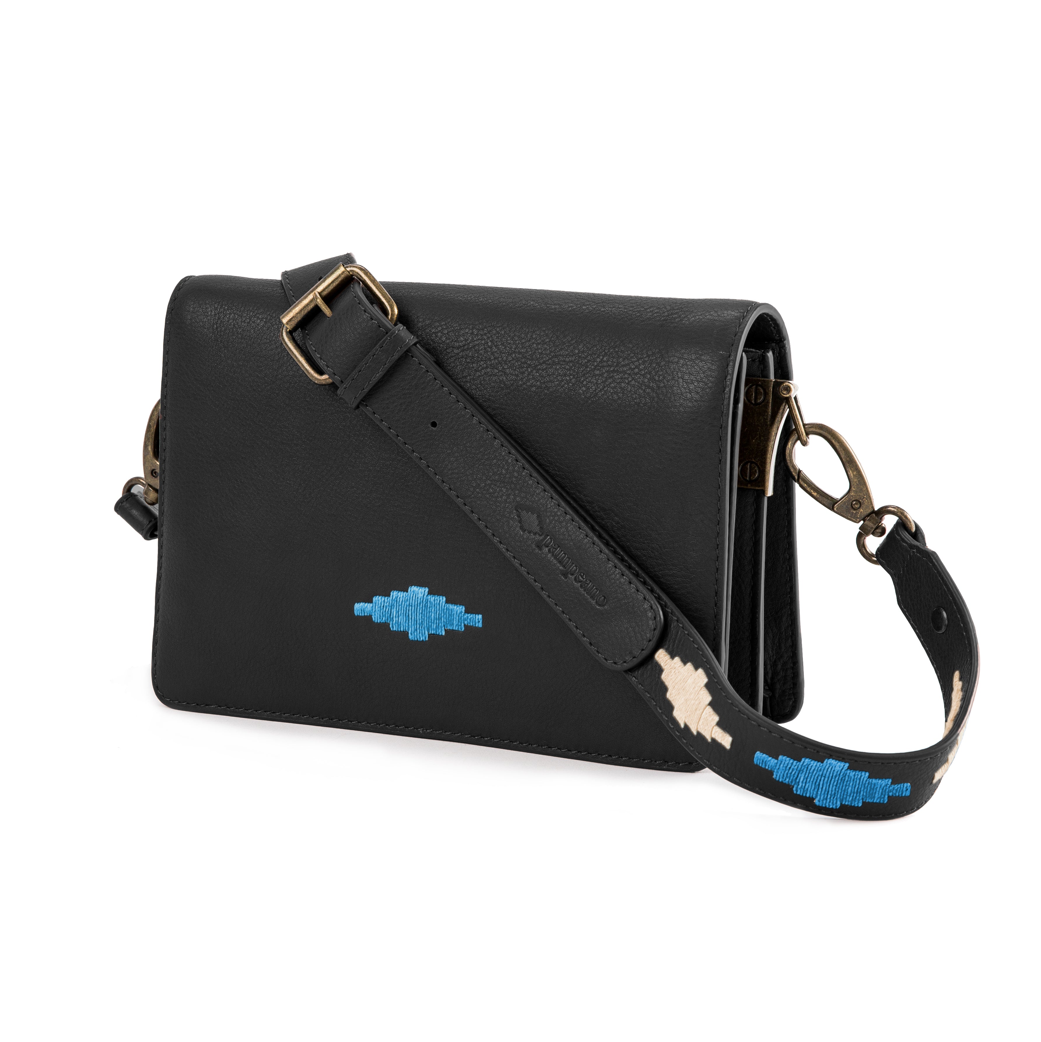 Crossbody black leather hotsell