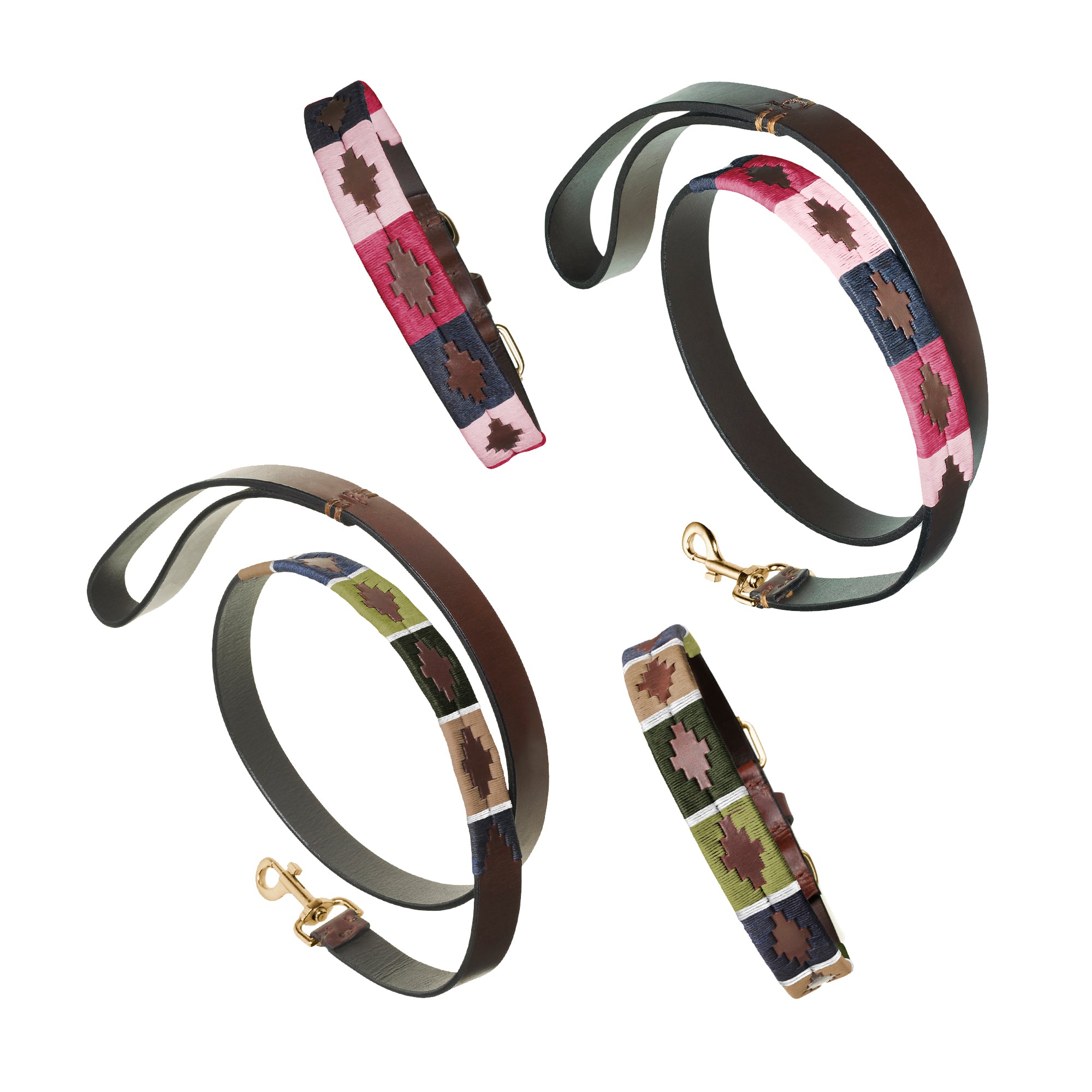 Leather dog collars and leads uk hotsell